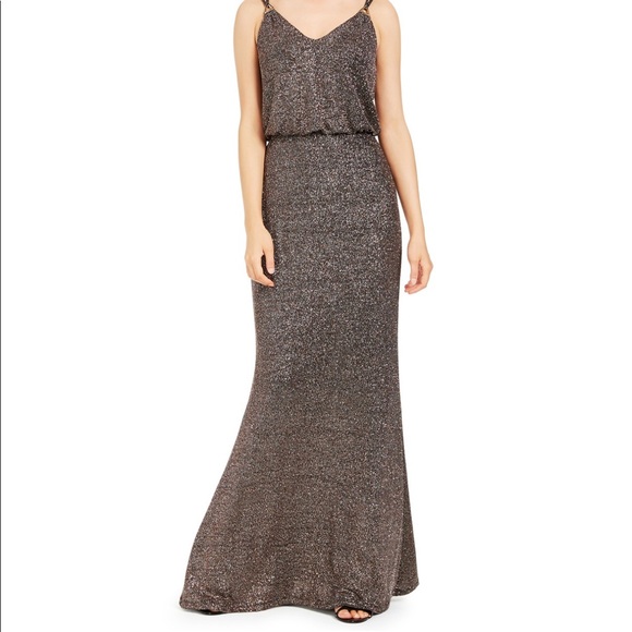 Calvin Klein Dresses & Skirts - Gold gown with sparkle